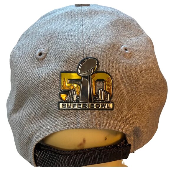 Denver Broncos Conference Champion Super Bowl 50 NFL Football Hat Cap Wool Blend - Picture 3 of 6